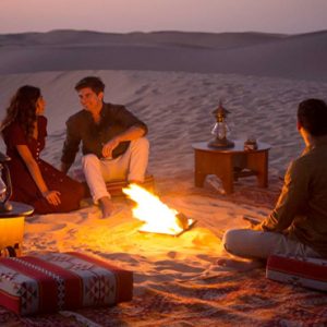 Abu Dubai Honeymoon Packages Jumeirah Al Wathba Dining On The Safari