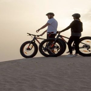 Abu Dubai Honeymoon Packages Jumeirah Al Wathba Fatbiking On The Dune